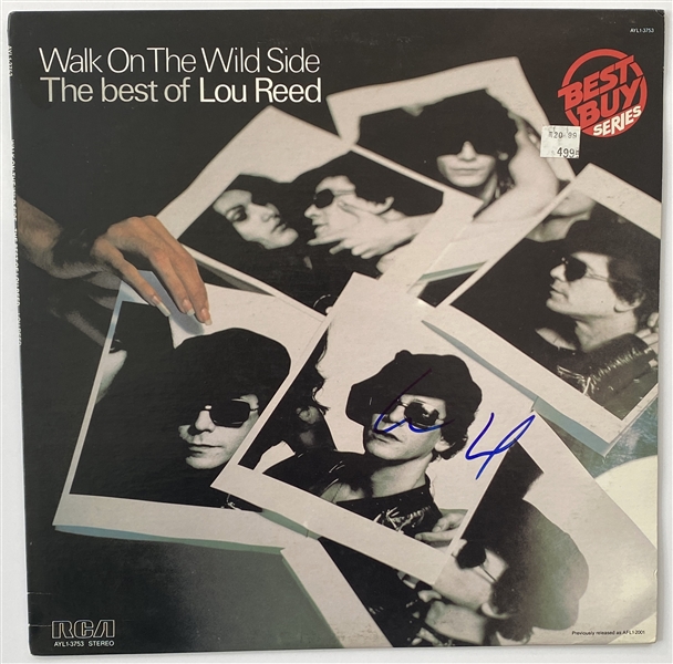 Lou Reed In-Person Signed “Walk on the Wild Side: The Best of Lou Reed” Record Album (John Brennan Collection) (BAS Guaranteed)