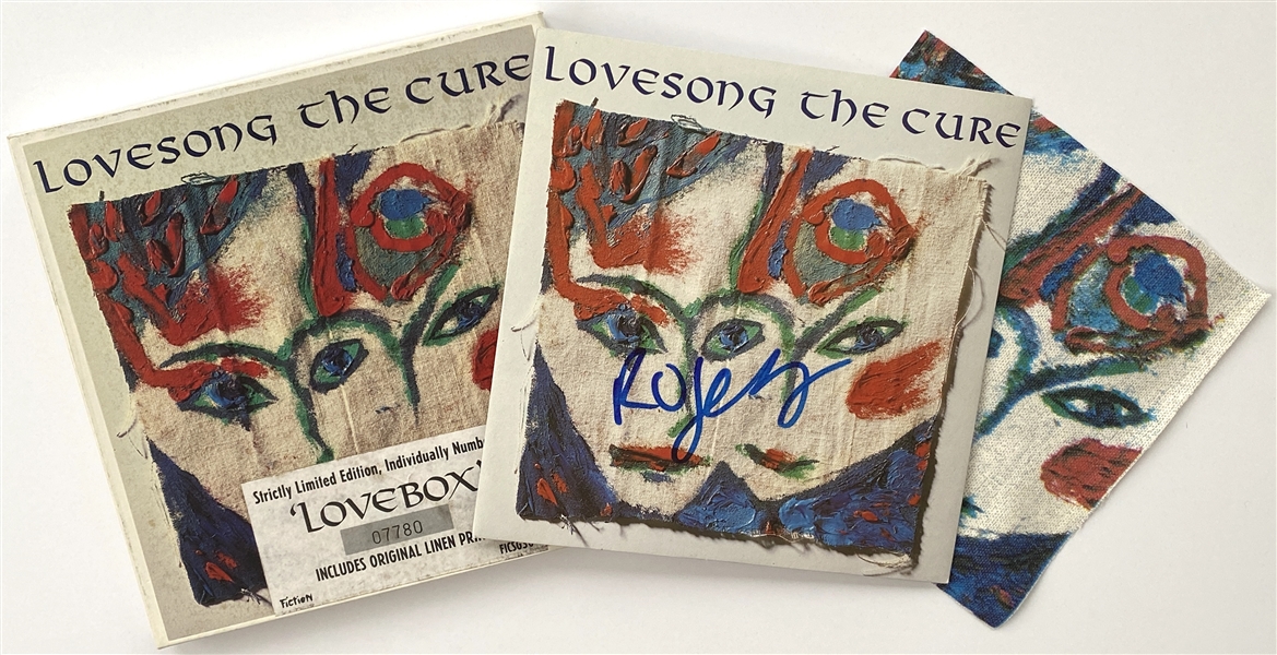 The Cure: Robert Smith In-Person Signed “Love Song” 45 RPM Housed in Limited-Edition ‘Love Box’ (John Brennan Collection) (BAS Guaranteed)