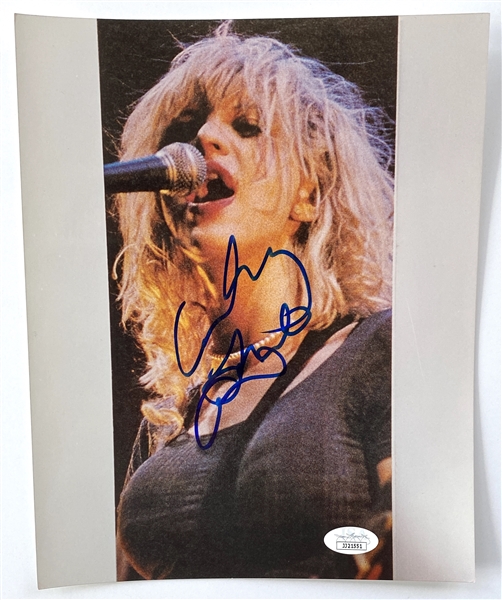 Hole: Courtney Love In-Person 8” x 10” Signed Photo (John Brennan Collection) (JSA Authenticated)