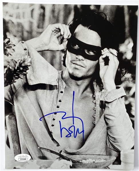 Johnny Depp In-Person Signed  8” x 10” Photo (John Brennan Collection) (JSA Authentication)