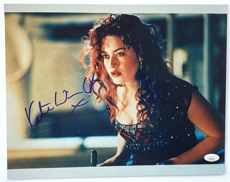 Titanic: Kate Winslet as ‘Rose’ In-Person Signed  14” x 11” Photo (John Brennan Collection) (JSA Authentication)