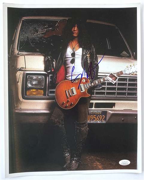 Guns N’ Roses: Slash In-Person Signed 11” x 14” Photo (John Brennan Collection) (JSA Authentication)
