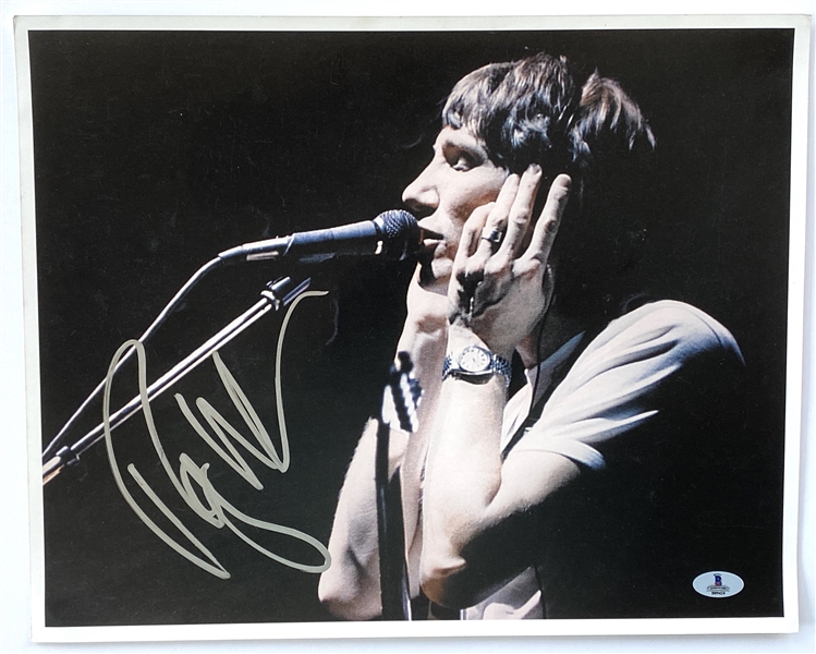 Pink Floyd: Roger Waters In-Person Signed 15” x 12” Photo (John Brennan Collection) (BAS COA)(Floyd Authentic Guaranteed)