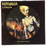 Nirvana Scarce Signed “Lithium” 12” Picture Disc Record (John Brennan Collection) (BAS Authenticated)