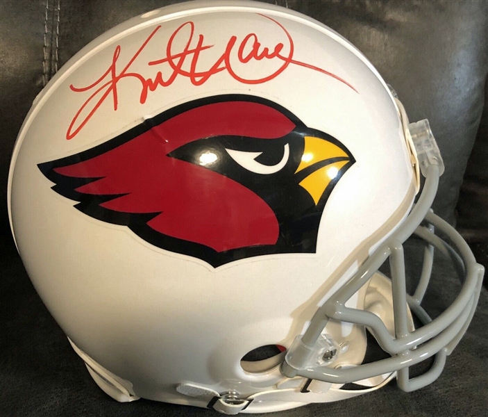 Kurt Warner Signed Arizona Cardinals Full Sized Proline Helmet (Beckett/BAS)