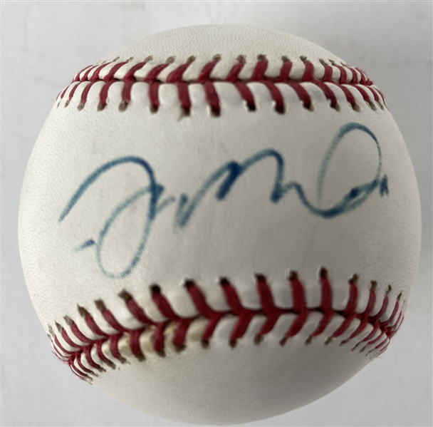 Joe Montana Signed OML Baseball (JSA)