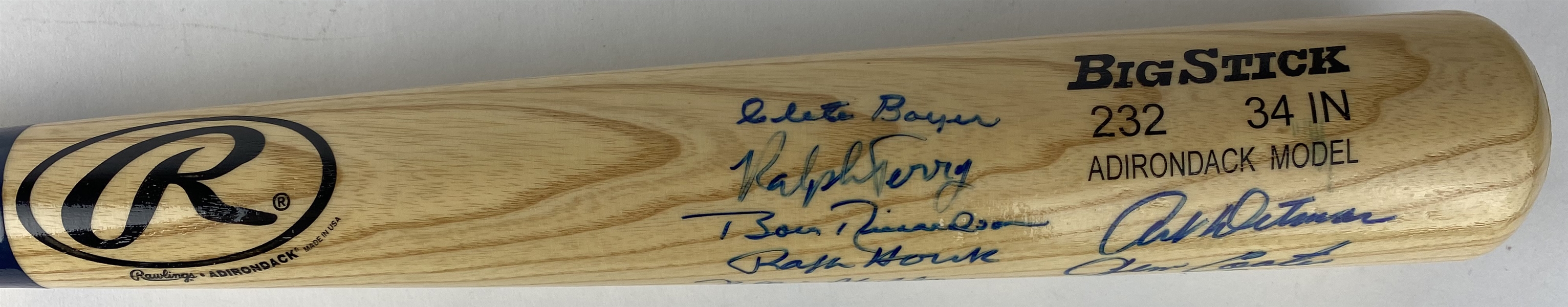 1961 New York Yankees Multi-Signed Bat w/ Skowron, Richardson, Houk & Others (JSA)