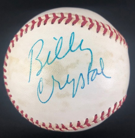 Movie "61*" Cast Mates: Billy Crystal, Thomas Jane, and Berry Pepper Signed Baseball (JSA)