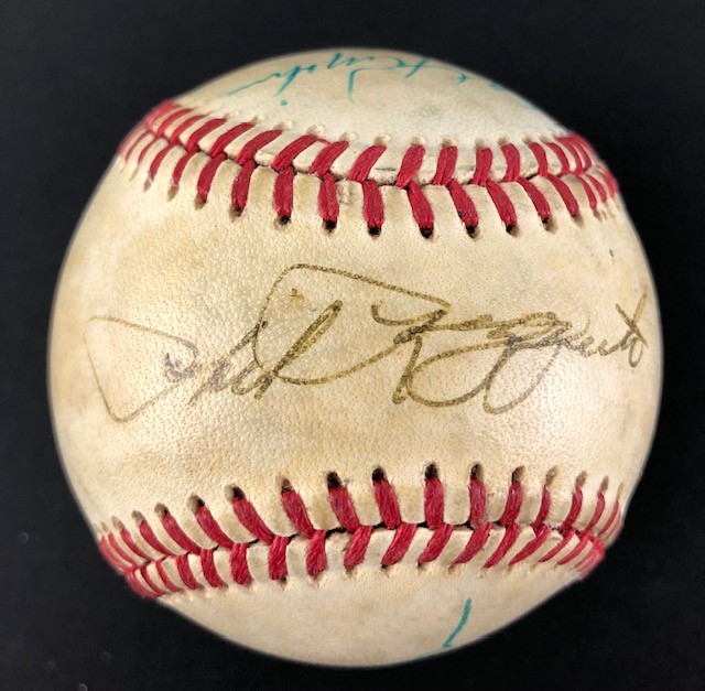 Lot Detail - Baseball Hall Of Famers & Stars Signed Baseball ...