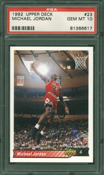 1992 Upper Deck Michael Jordan #23 :: PSA GEM MINT 10