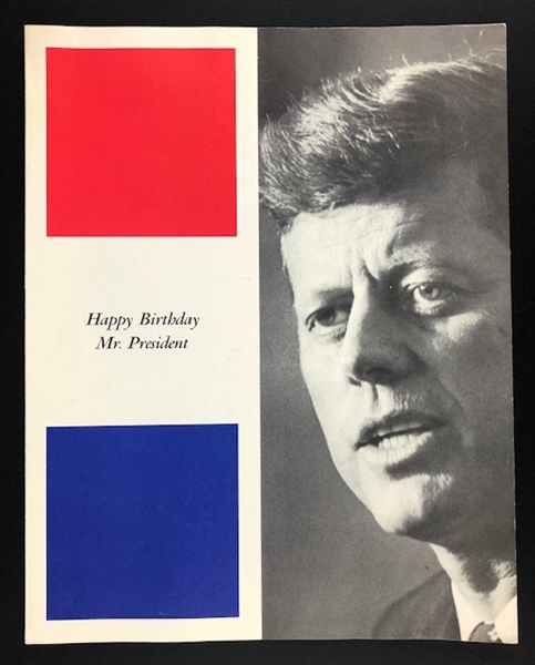 Rare Program From New Yorks Birthday Salute To President Kennedy at Madison Square Garden-The night Marilyn Monroe Sang a Sultry Happy Birthday