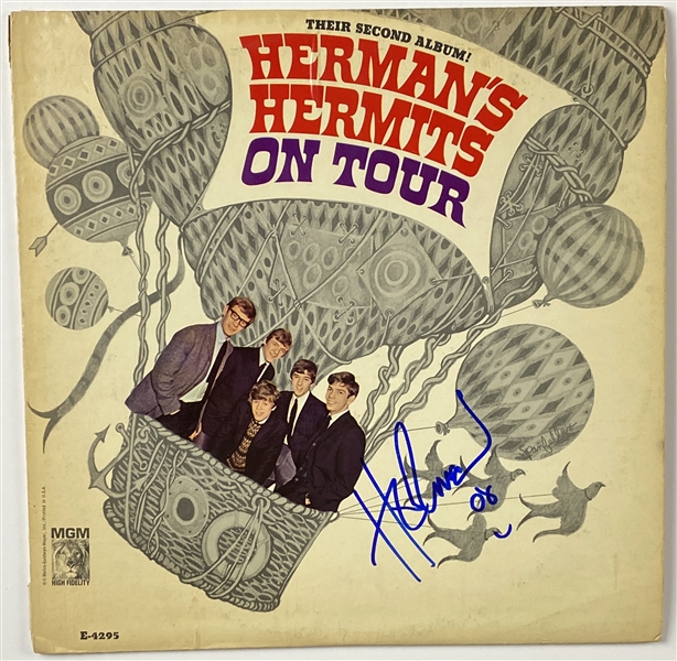 Herman’s Hermits: Peter Noone In-Person Signed “Herman’s Hermits on Tour” Album Record (John Brennan Collection) (BAS Guaranteed)