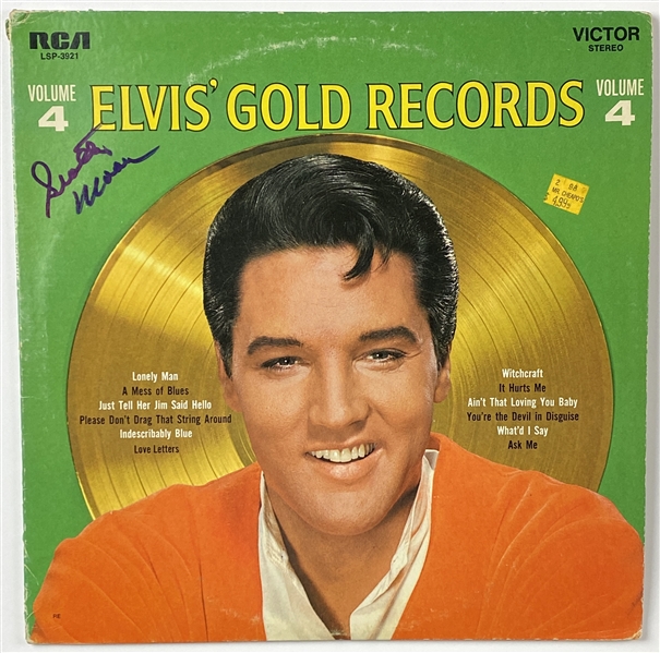 Elvis: Scotty Moore In-Person Signed “Elvis’ Gold Records Volume 4” Album Record (John Brennan Collection) (BAS Guaranteed)