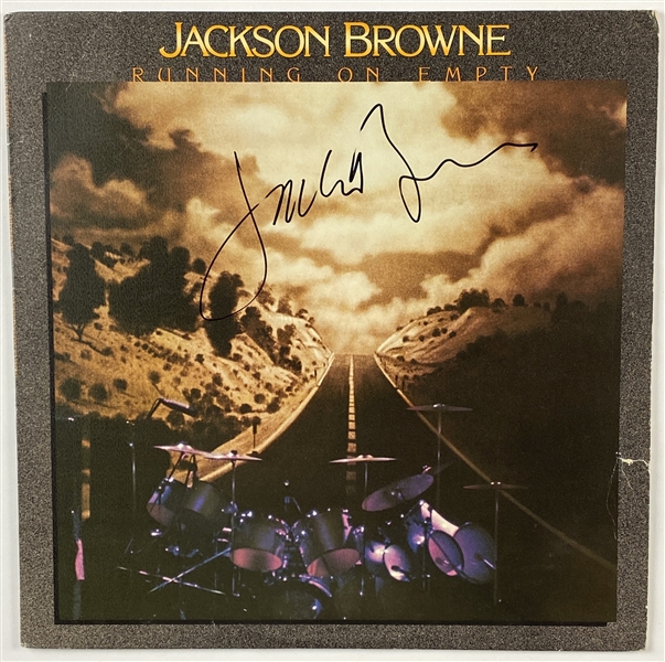 Jackson Browne In-Person Signed “Running on Empty” Album Record (John Brennan Collection) (BAS Guaranteed)