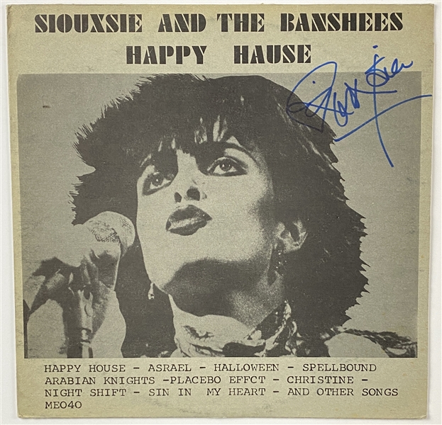 Siouxsie and The Banshees: Siouxsie Sioux In-Person Signed “Happy Home” UK Album Record (John Brennan Collection) (BAS Guaranteed)