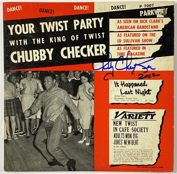 Chubby Checker In-Person Signed “Your Twist Party (With the King of Twist)” Album Record (John Brennan Collection) (BAS Guaranteed)