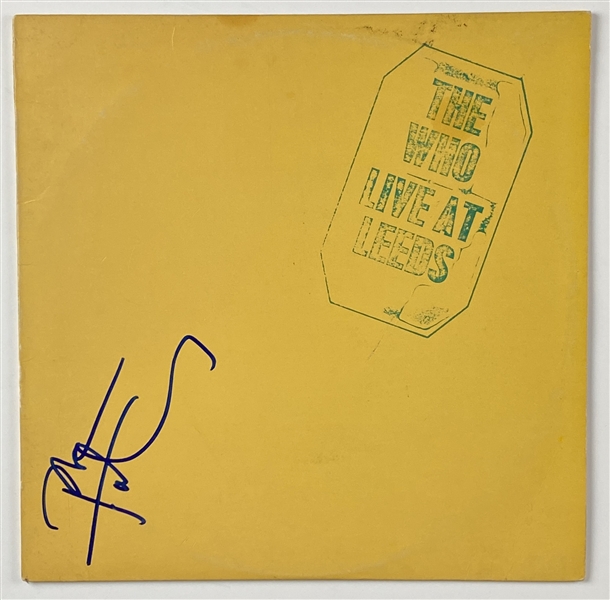 The Who: Pete Townshend In-Person Signed “Live at Leeds” Album Record (John Brennan Collection) (BAS Guaranteed)