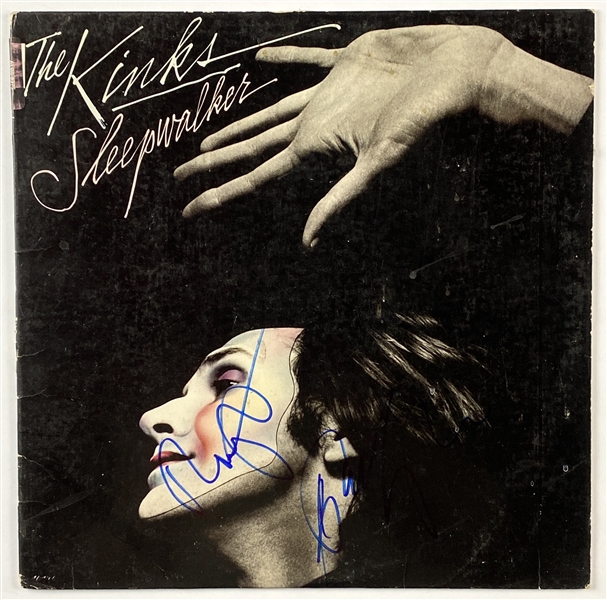 The Kinks: Ray & Dave Davies In-Person Dual-Signed “Sleepwalker” Album Record (2 Sigs) (John Brennan Collection) (BAS Guaranteed)
