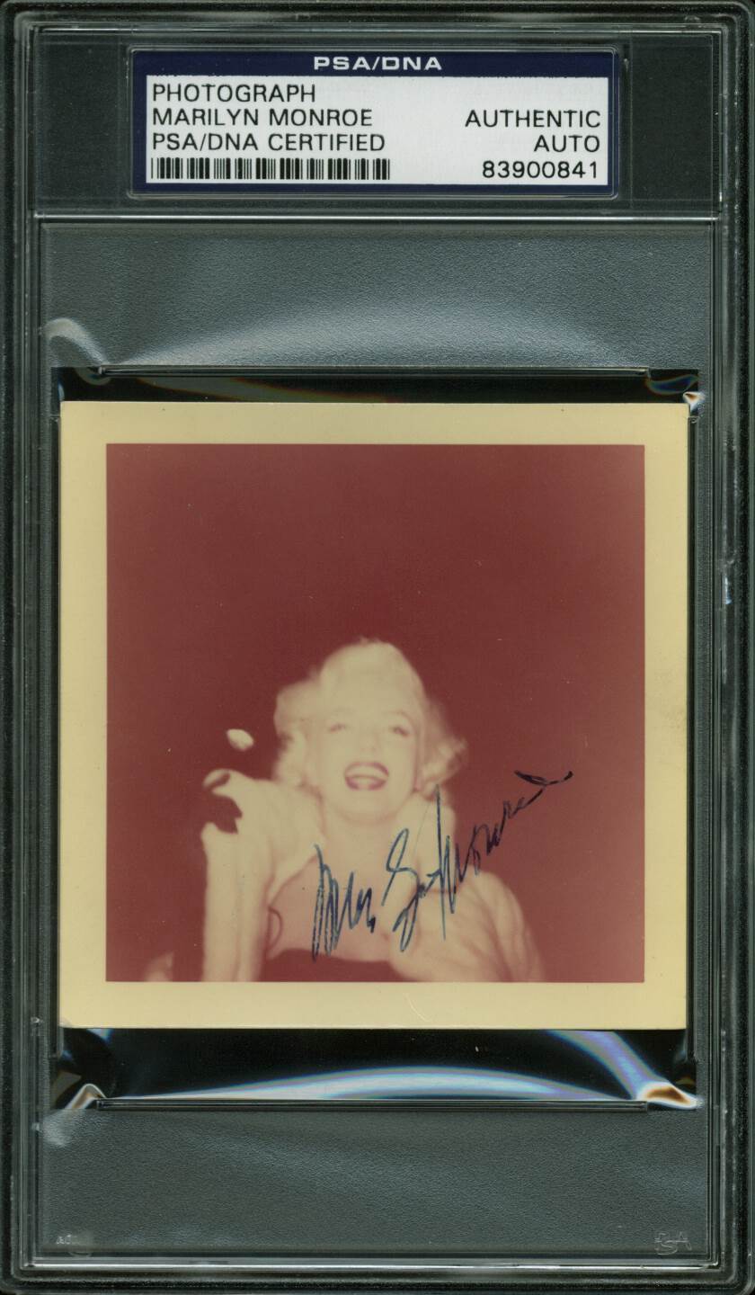 Lot Detail - Marilyn Monroe Signed One-of-a-Kind Original Snapshot ...