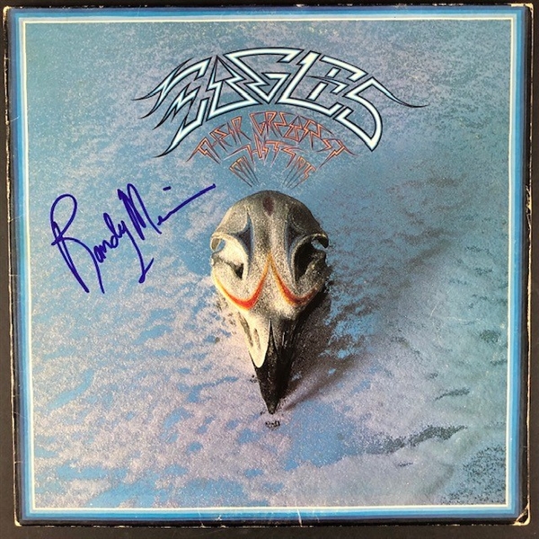 Randy Meisner Signed Eagles Album Cover, "Their Greatest Hits" (Beckett/BAS Guaranteed)