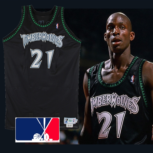 Kevin Garnett 1998-99 Game Worn & Signed Minnesota Timberwolves Jersey (TWolves LOA, Steiner & Sports Investors LOA)