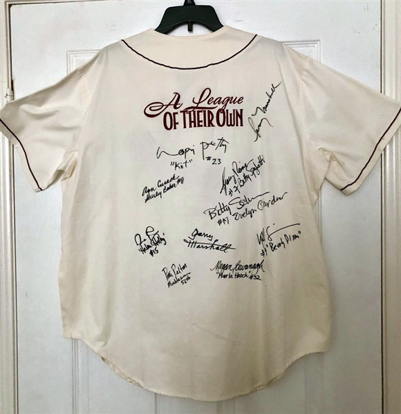 "A LEAGUE OF THEIR OWN" SIGNED JERSEY * 26 AUTOGRAPHS * TRULY ONE OF A KIND!
