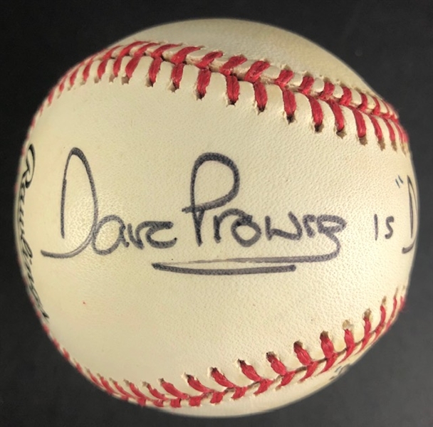 Dave Prowse Signed Baseball w/ Inscription "Is Darth Vadar" and More! (Beckett/BAS)