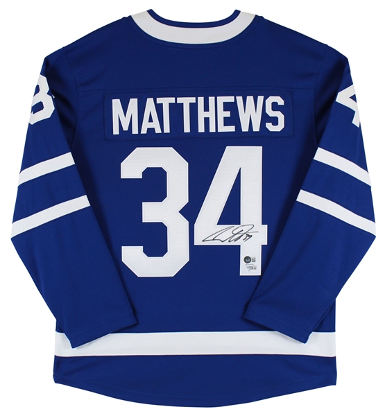 Auston Matthews Signed Toronto Maple Leafs Jersey (Fanatics COA)