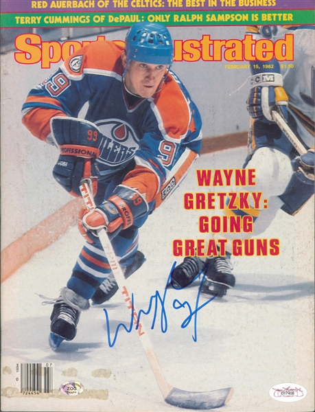 Wayne Gretzky Signed 1982 Sports Illustrated Magazine (JSA COA)