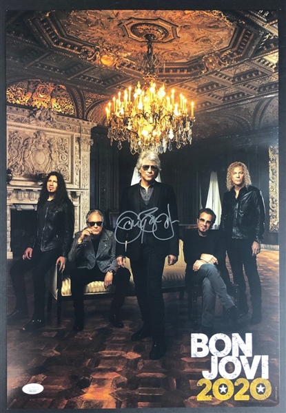 Jon Bon Jovi Signed 2020 Concert Poster (JSA)