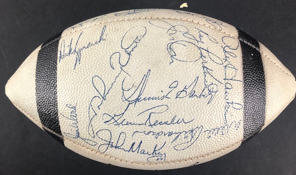 1968 Baltimore Colts Team Signed Football, 30 Signatures Including Unitas/Boyd/Ore and more!(Beckett/BAS Guaranteed)
