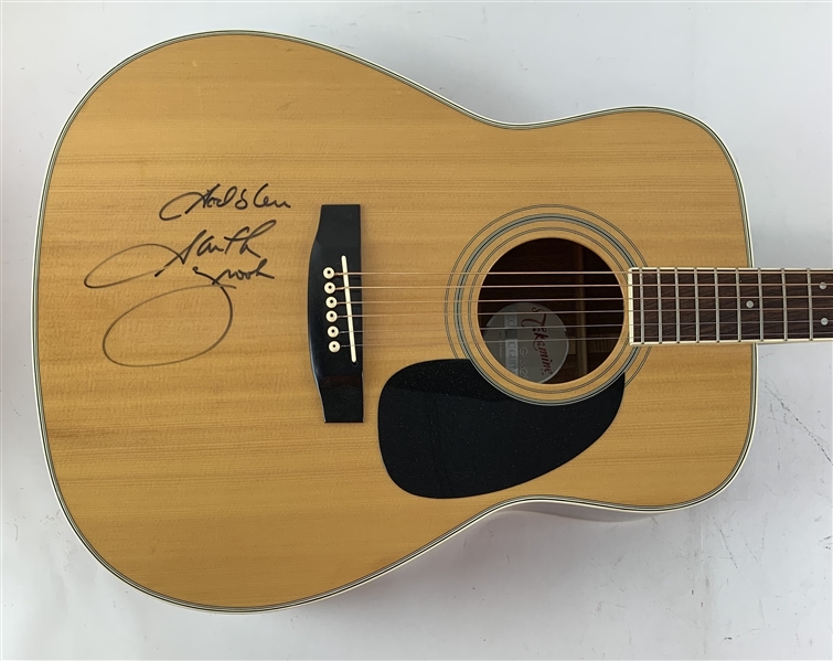 Garth Brooks RARE Signed Takamine Acoustic Guitar (Beckett/BAS Guaranteed)