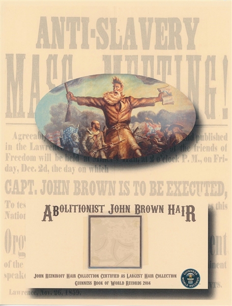 Abolitionist John Brown Collection of Hair Strands (John Reznikoff/University Archives COA)
