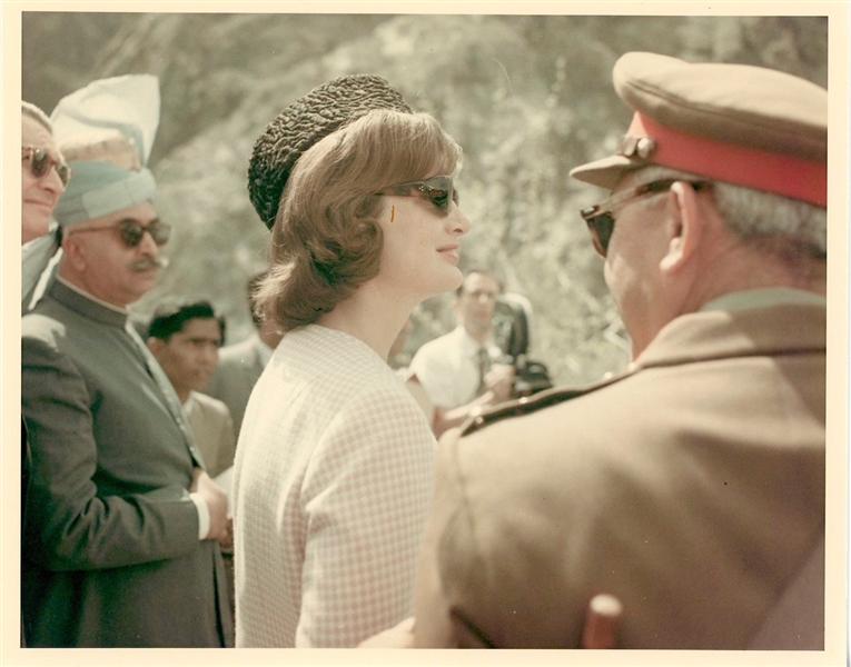 Jackie Kennedy Vintage Original 10” x 8” Photo (Cecil Stoughtons Own) of Jackie Visiting the Khyber Pass (Provenance: Cecil Stoughton Estate)
