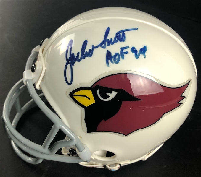 AZ Cardinals Jackie Smith Signed Mini-Helmet (JSA) 