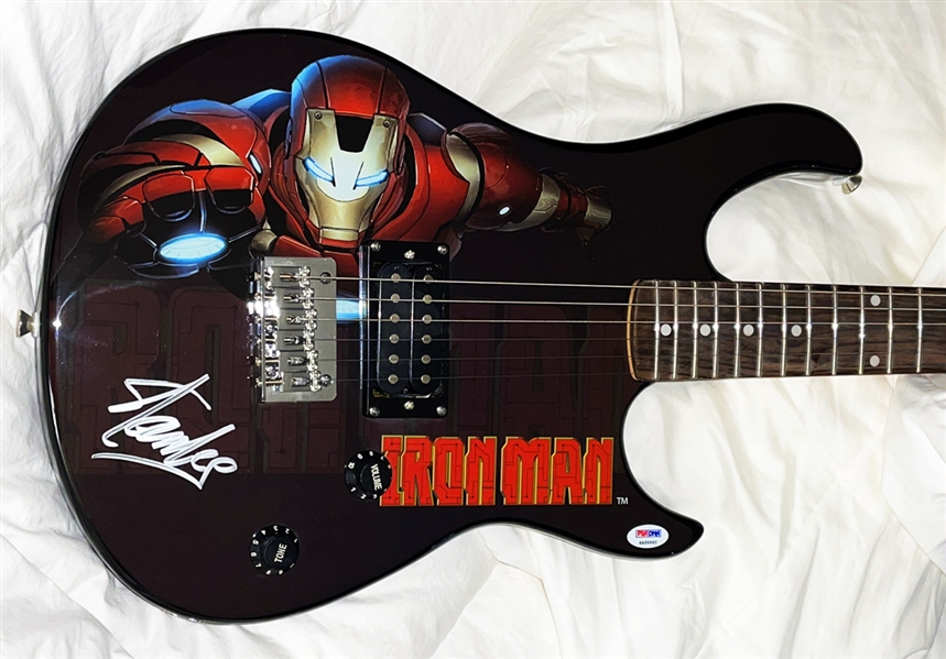  Peavey Custom LTD Edition IRON MAN Guitar Signed By STAN LEE! PSA/DNA