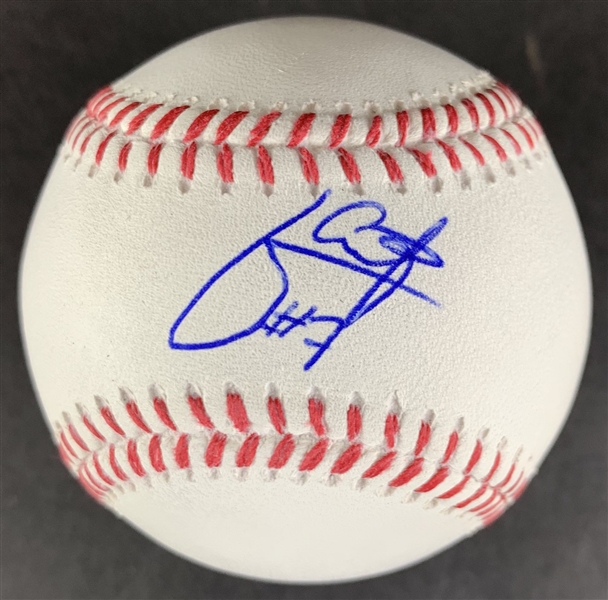 Julio Urias Superb Single Signed OML Baseball (PSA/DNA)