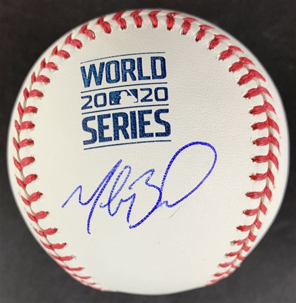 Mookie Betts Single Signed 2020 World Series Baseball (PSA/DNA)