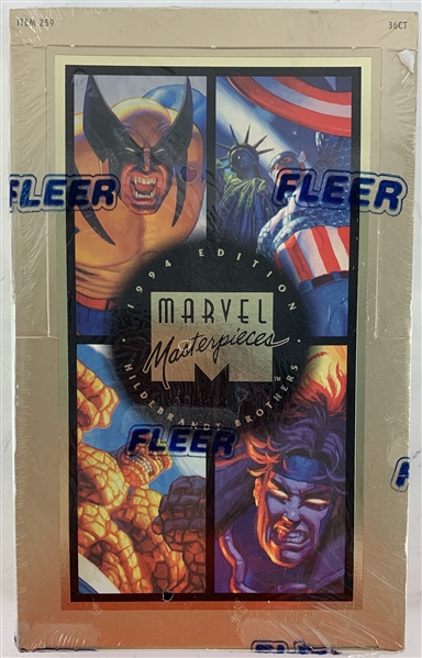 1994 Marvel Masterpieces Hildebrandt Brothers Factory Sealed 36ct Trading Card Box
