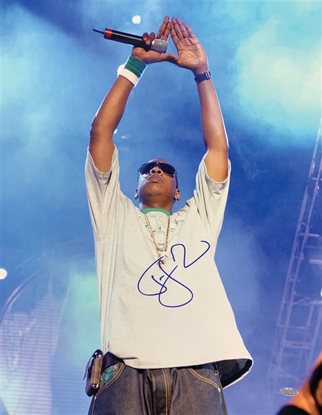 Jay-Z Rare Signed 16" x 20" Color Photo (Steiner)