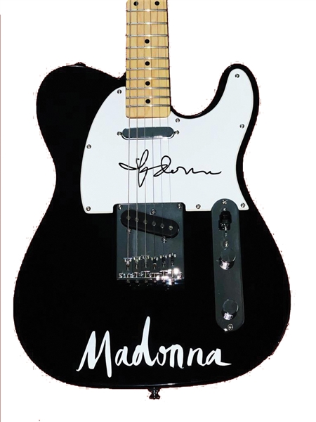  Madonna Signed Fender Telecaster Guitar! Tough Autograph To Get! (JSA LOA)