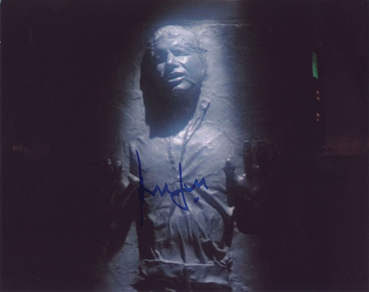 Star Wars: Harrison Ford Han Solo in Carbonite Signed 10” x 8” Photo from “Return of the Jedi” (Beckett/BAS Guaranteed)