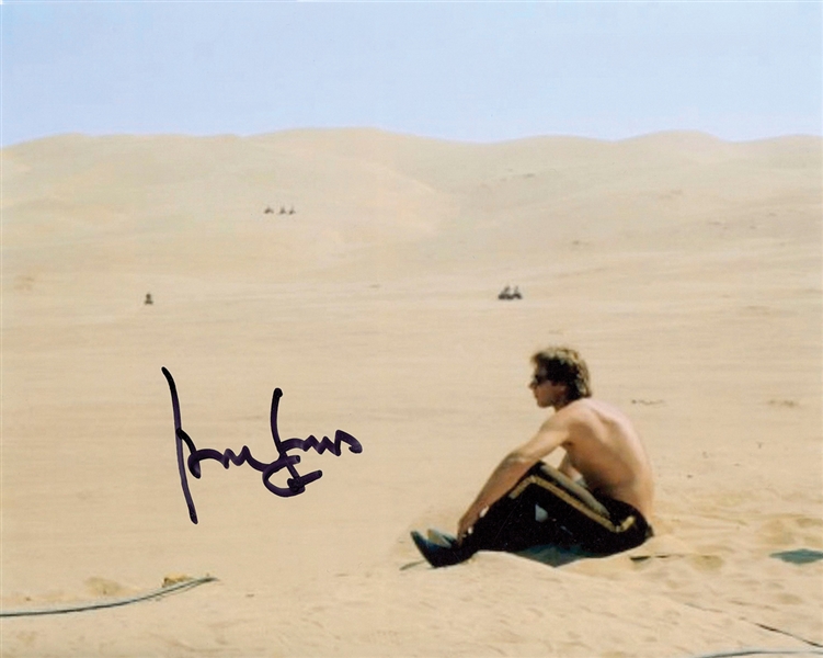 Star Wars: Harrison Ford Signed 10” x 8” Photo on Tatooine from “Return of the Jedi” (Beckett/BAS Guaranteed)