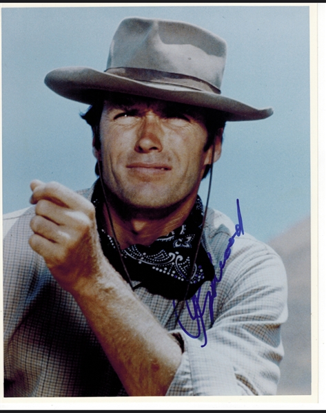 Clint Eastwood Signed 8” x 10” Photo (Beckett/BAS Guaranteed) 