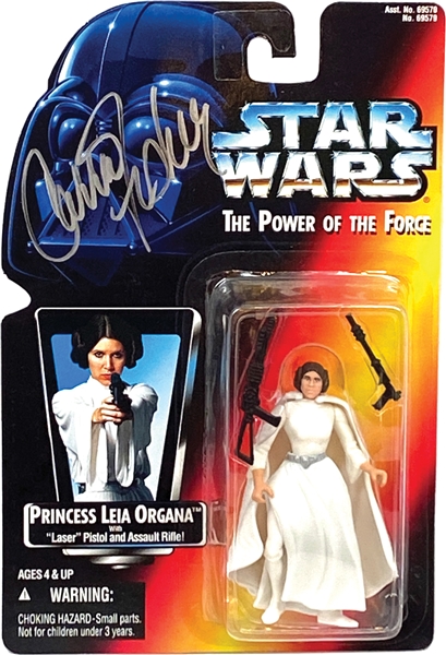 Star Wars: Carrie Fisher Signed “The Power of the Force” Official Princess Leia Toy (PSA Authentication) 