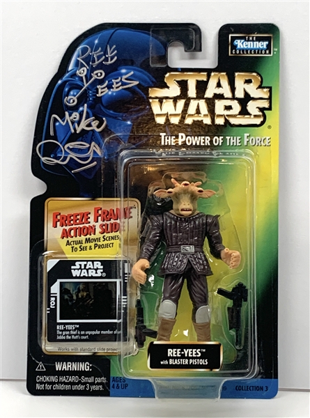 Star Wars: Mike Quinn Signed “Ree-Yees” Official Toy (Beckett/BAS Guaranteed)
