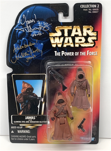 Star Wars: “Jawas” Melissa & Tiffany Kurtz Dual-Signed Official Toy (Beckett/BAS Guaranteed)