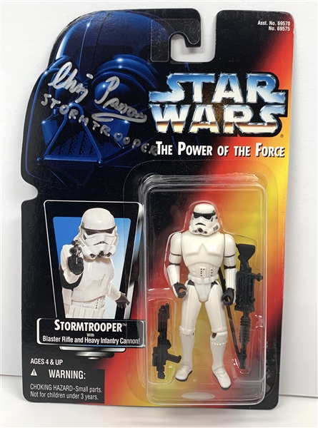 Star Wars: “Stormtrooper” Chris Parsons Signed Official Toy (Beckett/BAS Guaranteed)