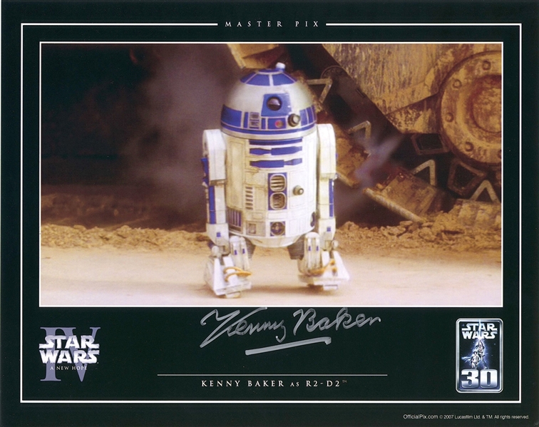Star Wars: Kenny Baker “R2-D2” 10” x 8” Signed Photo From “A New Hope” (Beckett/BAS Guaranteed)