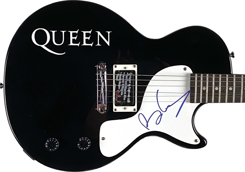 Queen: Brian May Signed Black Electric Guitar (JSA Authentication) 